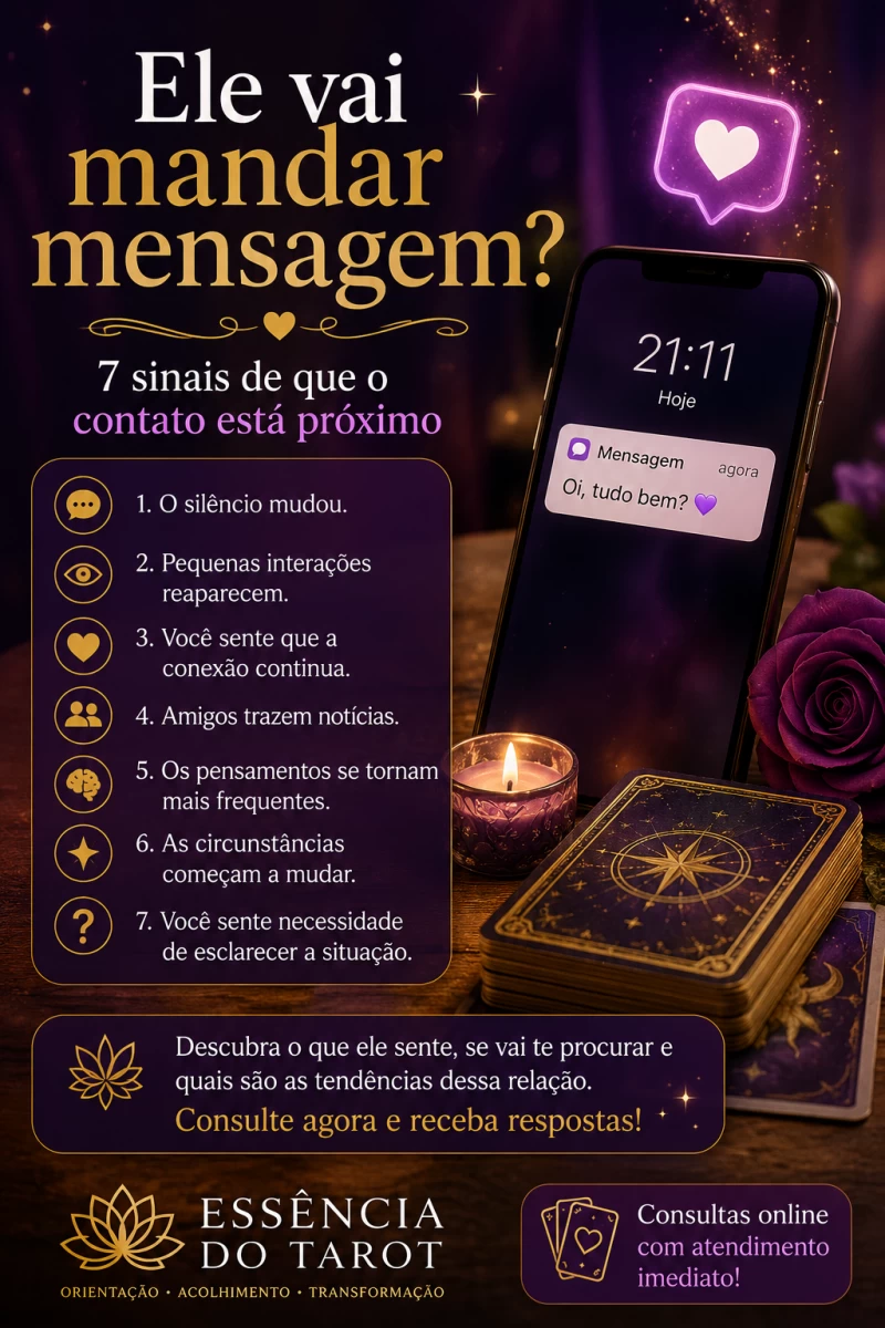 Ele vai mandar mensagem? 7 sinais de que o contato está próximo